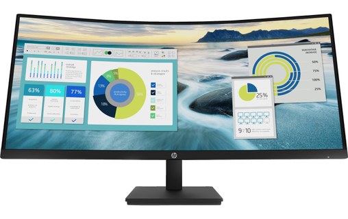 Écran Incurvé 34" HP P34hc G4 / 21Y56AA - HDMI/DisplayPort