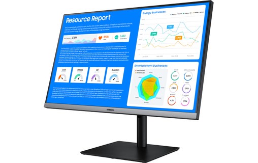 Écran 27" Samsung S27R650FDU - HDMI/DisplayPort/VGA