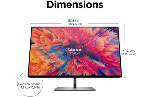 Écran 24" HP Z24q G3 - HDMI/DisplayPort