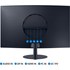 Écran Incurvé 32" Samsung CT55 - HDMI/DisplayPort/VGA