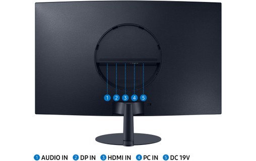 Écran Incurvé 32" Samsung CT55 - HDMI/DisplayPort/VGA