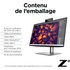 Écran 24" HP Z24m G3 - HDMI/DisplayPort/USB-C