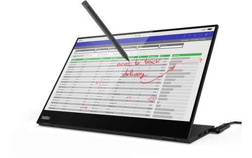 Écran Tactile 14" Lenovo ThinkVision M14t 62A3UAT1WL - USB-C