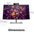 Écran 24" HP Z24m G3 - HDMI/DisplayPort/USB-C
