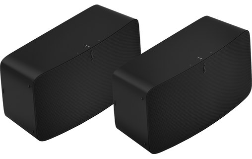 Pack 2 x Sonos Five Noir - Enceinte multiroom sans fil