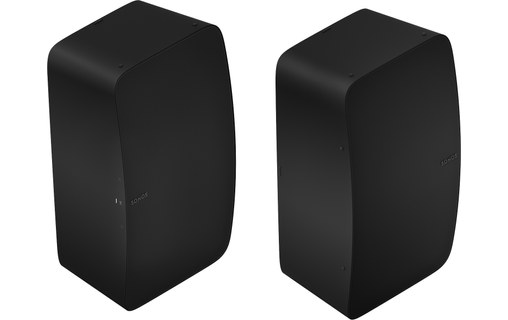 Pack 2 x Sonos Five Noir - Enceinte multiroom sans fil