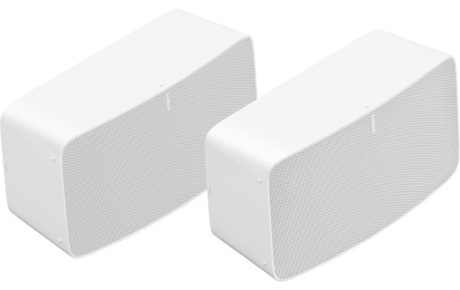 Pack 2 x Sonos Five Blanc - Enceinte multiroom sans fil