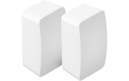 Pack 2 x Sonos Five Blanc - Enceinte multiroom sans fil