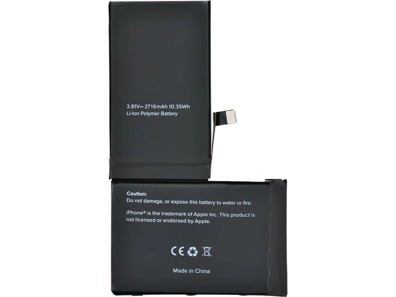 DHLK Batterie Remplacement Haute Performance Pour IPhone X – 2716 MAh – Autonomie Prolongée + Garantie 2 Ans