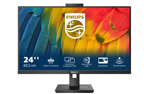 Écran 23,8" Philips Série 5000 24B1U5301H/00 - HDMI/DisplayPort/USB-C