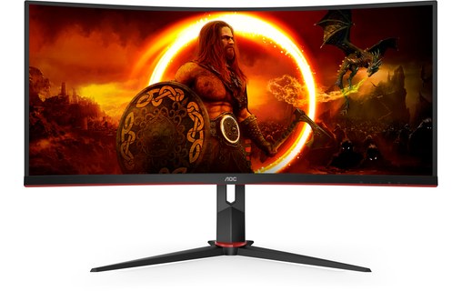 Écran Gaming Incurvé 34" AOC G2 CU34G2XP/BK - HDMI/DisplayPort