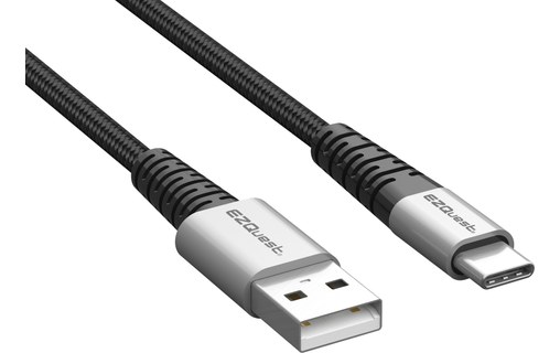 Câble de charge USB-C vers USB-A 2,2 m - EZQuest DuraGuard X48922