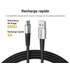 Câble de charge USB-C vers USB-A 2,2 m - EZQuest DuraGuard X48922