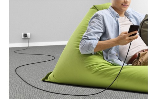 Câble de charge USB-C vers USB-A 2,2 m - EZQuest DuraGuard X48922