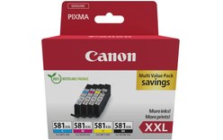 Canon 1998C007 cartouche d'encre 4 pièce(s) Original Noir, Cyan, Magenta, Jaune