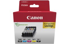 Canon 2078C007 cartouche d'encre 5 pièce(s) Original Noir, Bleu, Cyan, Magenta,