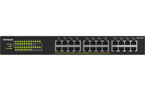 Switch Ethernet NETGEAR GS324P 24 ports - PoE