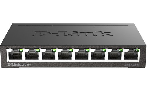 Switch Ethernet D-LINK DGS-108 8 ports - L2