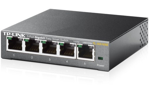 Switch Ethernet TP LINK TL-SG105E 5 ports - Manageable, L2