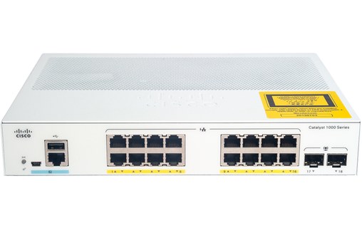 Switch Ethernet Cisco Catalyst C1000-16FP-2G-L 16 ports - Manageable, PoE, L2