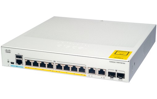 Switch Ethernet Cisco Catalyst C1000-8P-E-2G-L 8 ports - Manageable, PoE, L2