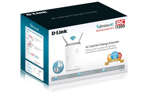 Répéteur WiFi D-LINK DAP-1620 - Bi-bande 1200 Mbit/s