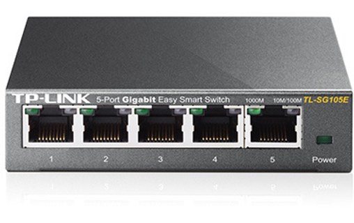 Switch Ethernet TP LINK TL-SG105E 5 ports - Manageable, L2