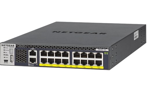 Switch Ethernet NETGEAR M4300-16X / XSM4316PA-100NES 16 ports - 10 GbE, PoE, L3