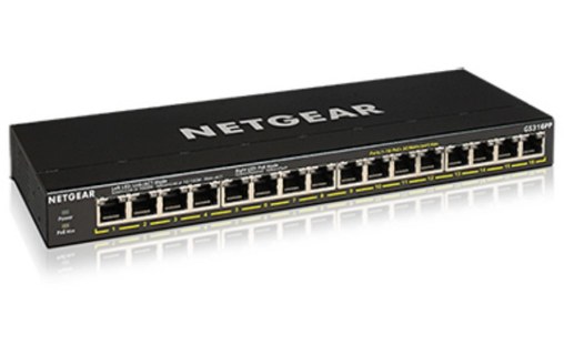 Switch Ethernet NETGEAR GS316PP 16 ports - PoE