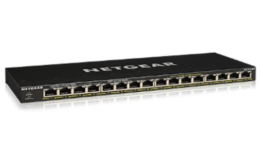 Switch Ethernet NETGEAR GS316P 16 ports - PoE