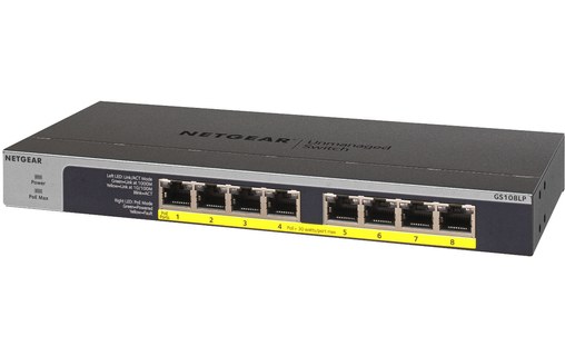 Switch Ethernet NETGEAR GS108LP 8 ports - PoE