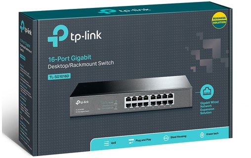 Switch Ethernet TP LINK TL-SG1016D 16 ports