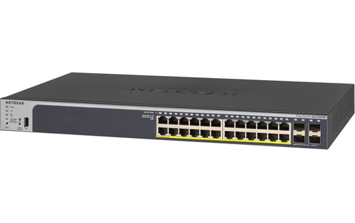 Switch Ethernet Netgear GS728TPP v2 24 ports - Manageable, PoE, L2/L3/L4
