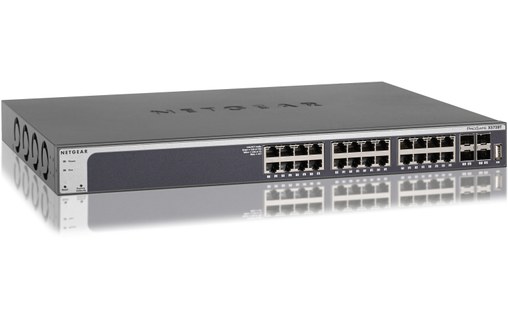 Switch Ethernet NETGEAR XS728T 24 ports - 10 GbE, Manageable, L2+/L3