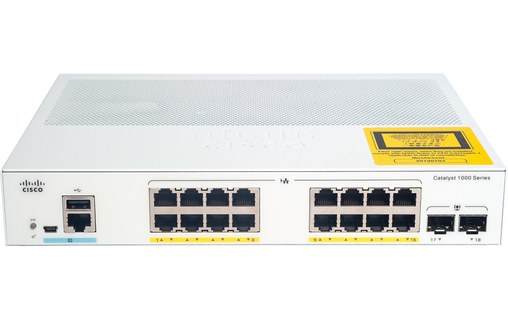 Switch Ethernet Cisco Catalyst C1000-16P-2G-L 16 ports - Manageable, PoE, L2
