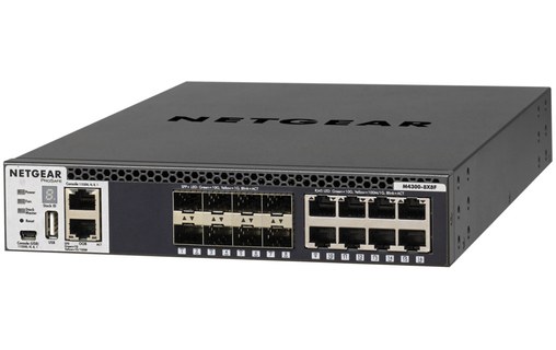 Switch Ethernet NETGEAR M4300-8X8F 8 ports - 10 GbE, Manageable, L3