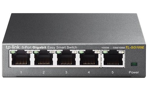 Switch Ethernet TP LINK TL-SG105E 5 ports - Manageable, L2