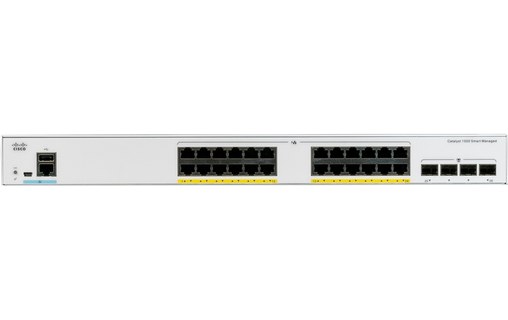 Switch Ethernet Cisco Catalyst C1000-24P-4X-L 24 ports - 10 GbE, Manageable, PoE