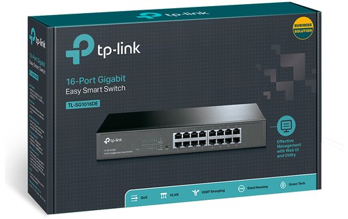 Switch Ethernet TP LINK TL-SG1016DE 16 ports - Manageable, L2