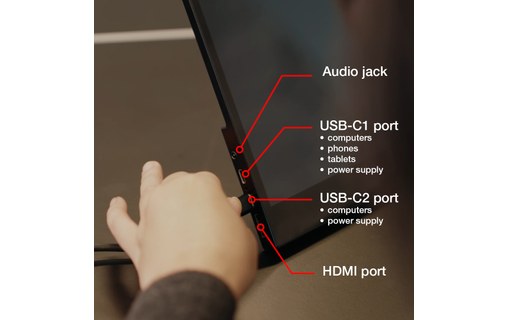 Écran 15,6" Verbatim PMT-15 - HDMI/USB-C