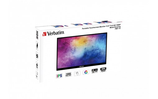Écran 15,6" Verbatim PMT-15 - HDMI/USB-C