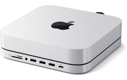 Station d'accueil avec emplacement SSD M.2 NVMe/SATA (Mac mini/Studio) - Satechi