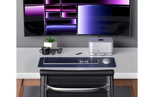 Station d'accueil avec emplacement SSD M.2 NVMe/SATA (Mac mini/Studio) - Satechi
