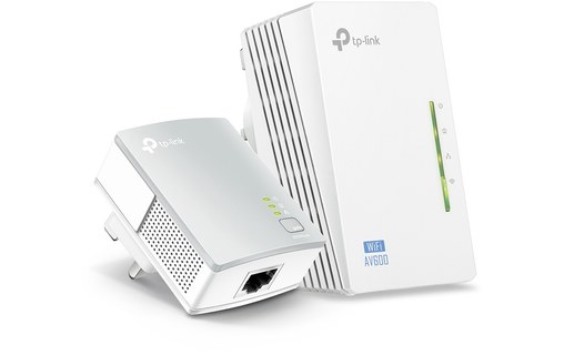 Pack de 2 CPL WiFi TP LINK TL-WPA4220 KIT - 600 Mbit/s