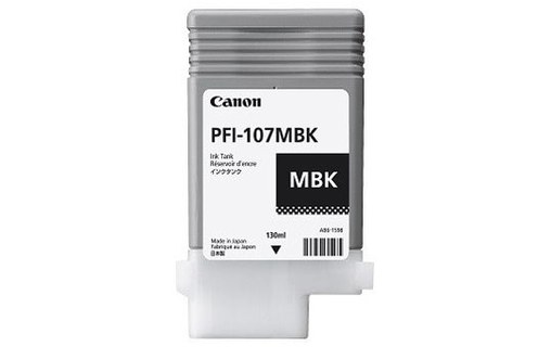 Canon PFI107 Cartouche Noir mat 6704B001