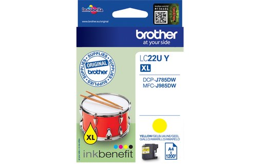 Brother LC-22UY Cartouche Jaune (LC-22UY)