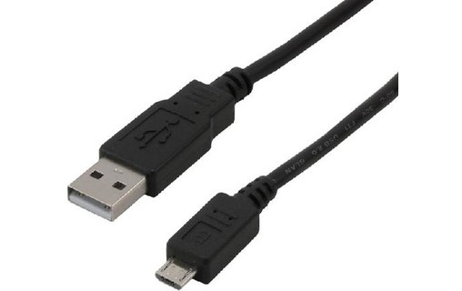 Câble MCL USB-A vers micro-USB-B USB 2.0 - 1 m - Noir