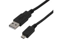 Câble MCL USB-A vers micro-USB-B USB 2.0 - 1 m - Noir