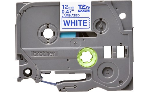 Brother TZE233 Transfert thermique Bleu/Blanc TZE233