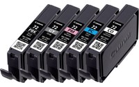 Canon PGI72 Pack 5 Cartouches Noir, cyan, magenta et jaune (6403B007)